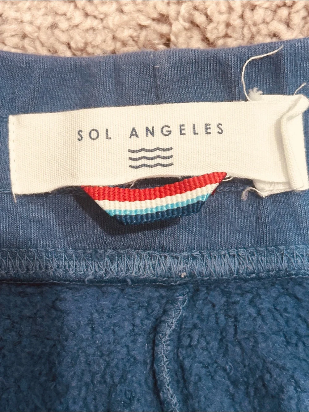 Sol Angeles Navy Casual Drawstring Shorts - Blue Small